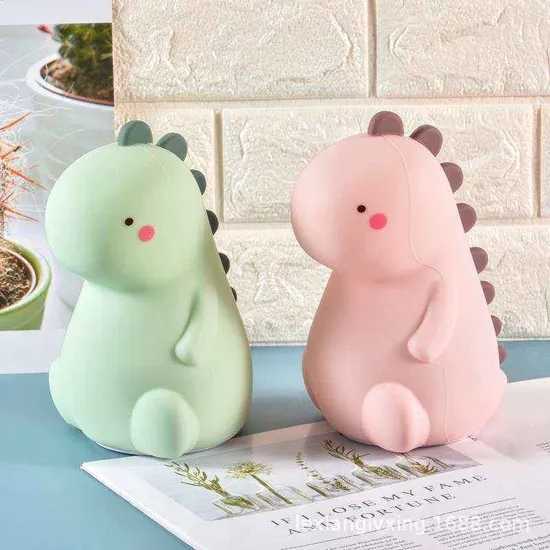 Kids Alarm Clock LED Silico Penguin Cartoon Silicone Night Light