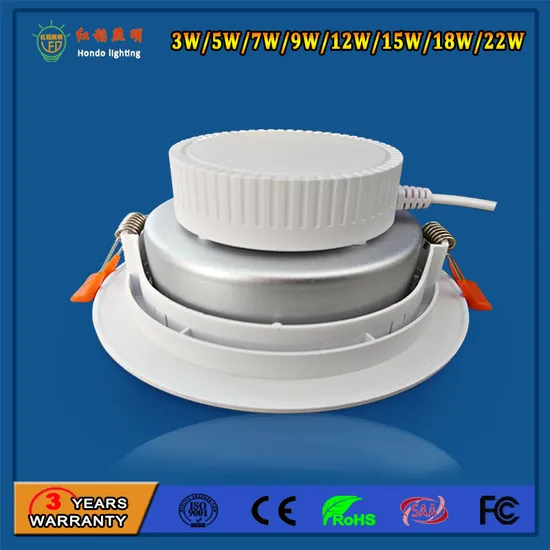 IP20 Aluminum 3W LED Downlight for Ceiling Lighting