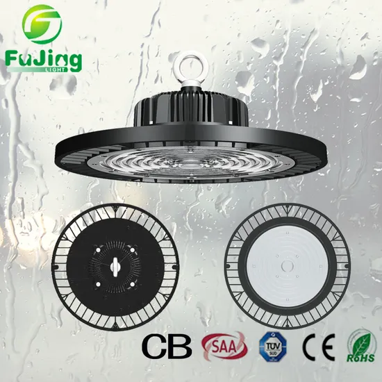 Die Casting Aluminum LED Industrial Light 200W with PMMA Lens Used in Warehouse UFO High Bay Light