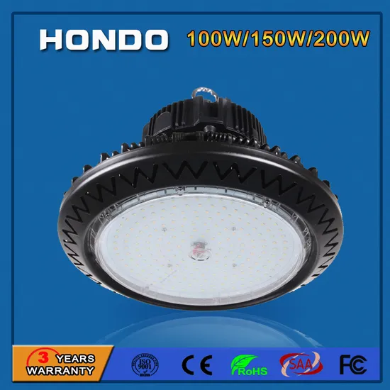 5 Years Warranty 100W UFO High Bay LED with Ce&RoHS Approved