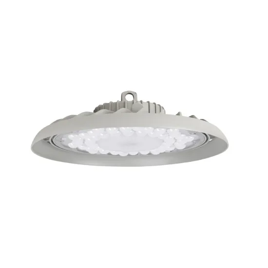 Radar Sensor Remote Control Warehouse Industrial Lighting Linear UFO Reflector Aluminium LED High Bay Light