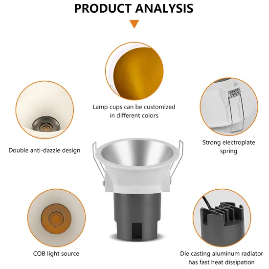 Allway Hot Sales Smart Dimmable Die Casting Aluminum PC Spot Lamp 5watt LED Recessed Down Light