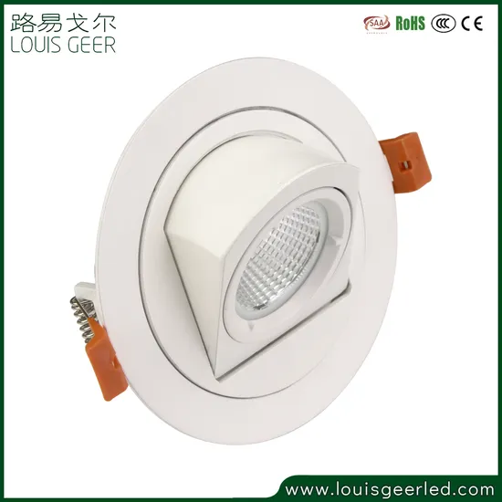Modern Hotel Professional Anti-Glare Dimmable Round Spot Light 8W COB Ceiling Recessed LED Spotlight