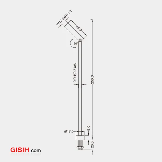 Recessed Instal 3W Round Pole LED Jewelry Display Light for Jewelry Shop LC7355c