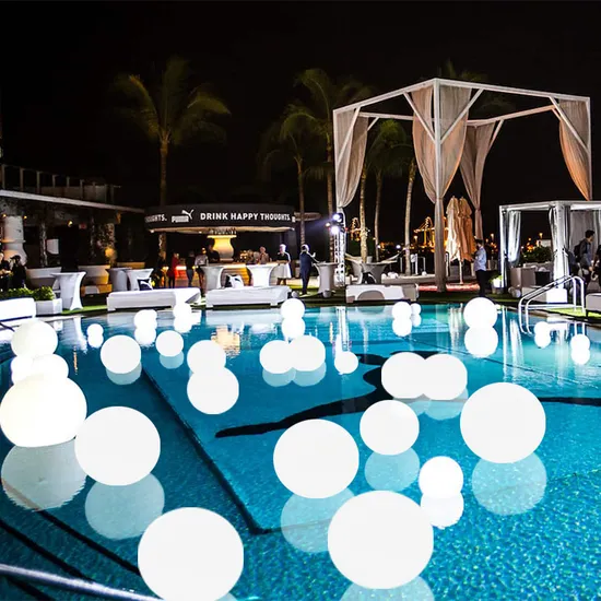 Swimming Pool Balls Floating Balls Light up Pool Ballons Pool Lamp