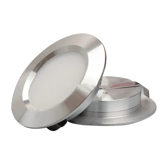 3W Ultra-Thin Downlight Recessed Round Ceiling Lamp 12V Indoor Kitchen Cabinet Spotlight Interior Wall Light