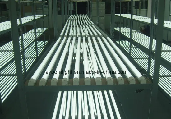 Super Bright 110-150lm/W T8 Nano Plastic Tube Light 9W 18W 22W 25W LED Tube Light