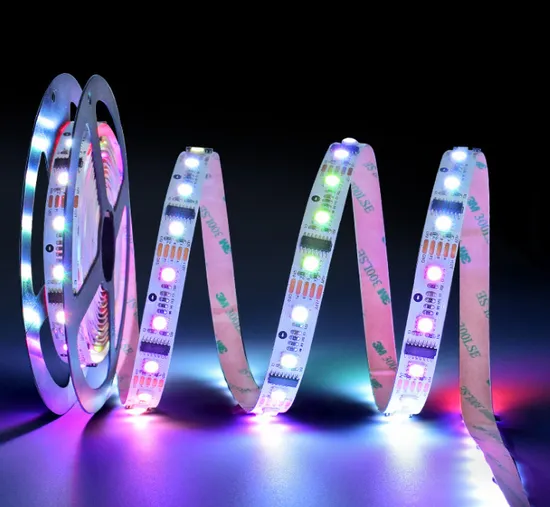 Outdoor Lighting Symphony 5050 RGB 60 IC512 LED Strip Lights for Wholesale