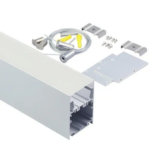 50*75mm Strip Lighting Channel LED Light Aluminum Profile Pendant LED Aluminum Profil