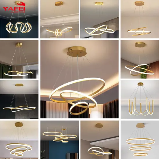 LED High Ceiling Kitchen Round Modern Luxury Crystal Chandelier Pendant Light OEM/ODM Available