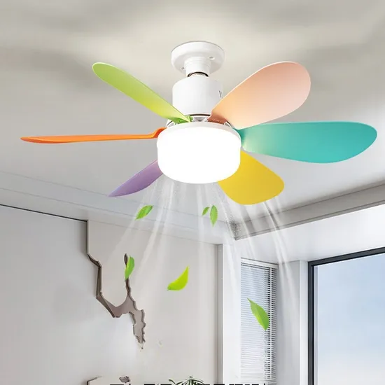 High Quality Air Cooling Ceiling Fan Light with Remote Control for Children′s Room