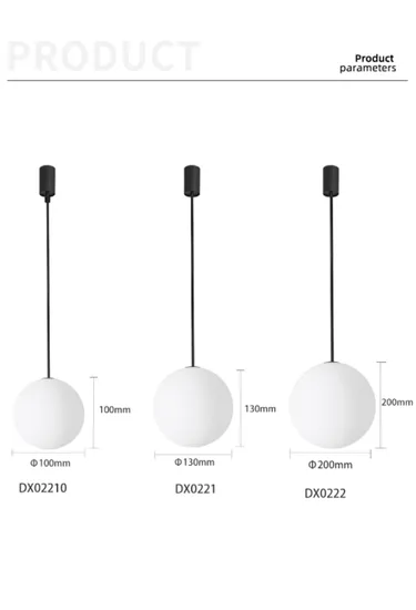 Modern Designer Glass Pendant Light Crystal Acrylic Ball Chandelier for Home Indoor Decor for Bedroom/Living Room or Restaurant