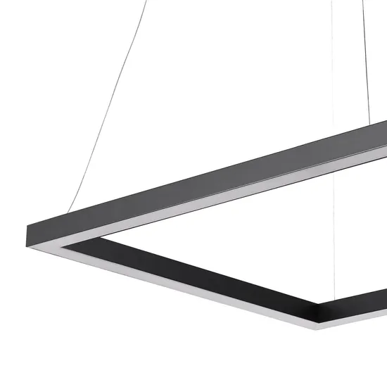 Jlp-Ld01 Matte Black 30W LED Integrated Pendant Ceiling Light for Home