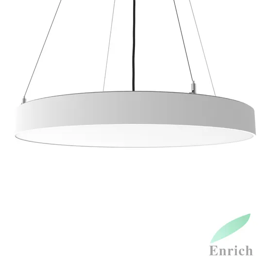 Modern Pendant Dali Dimming Round LED Ceiling Light with White Aluminum Housing