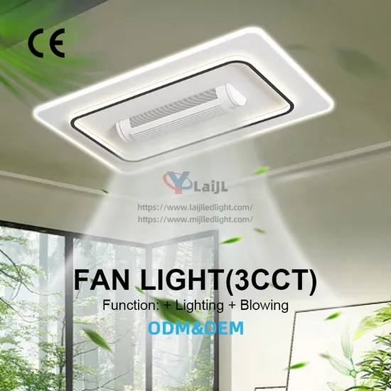 Contemporary LED Surface Mount Fan Light - Laijl OEM, 70X1170X20cm