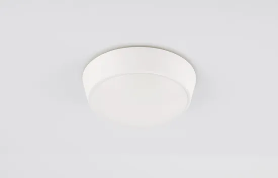 12W IP65 White Shell Round LED Bulkhead Light