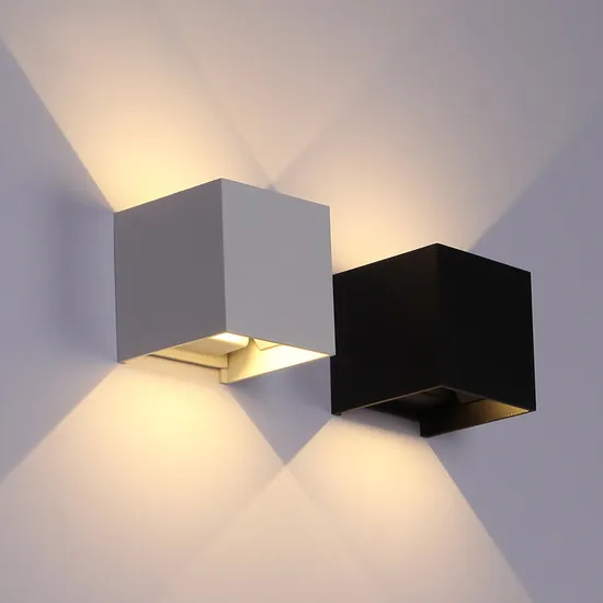 Modern Outdoor LED Waterproof Lighting Wall Mounted Lamp Home Garden Adjustable up and Down Bedroom Bedside Wall Bracket Light