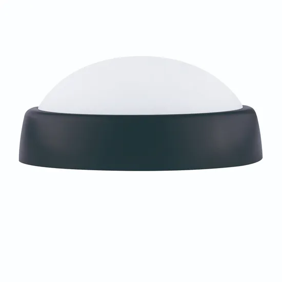 5.5W IP54 Black Shell Round LED Bulkhead Light