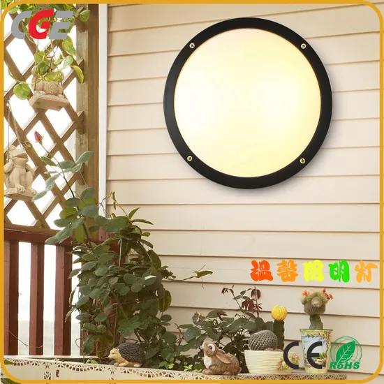 Round Ultra Thin Ceiling Lamps LED Waterproof IP65 Outside Wall Lamp E27 LED Bulkhead Light