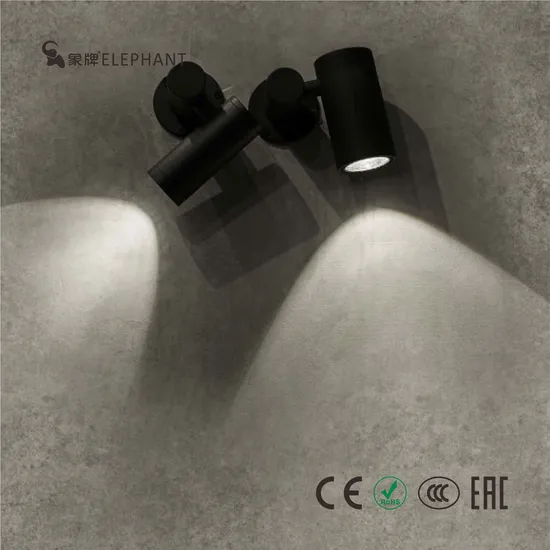 IP65 Modern Style Garden Wall Lamp Wall Mounted Hallway Villa Hotel Building Aluminum Adjustable COB 9W LED Wall Light