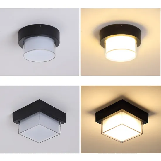 Hot Selling High Lumen Outdoor Motion Sensor 24W Round/Square LED Wall Light Living Room Surface Mounted with Emergency Battery Wall Lamp