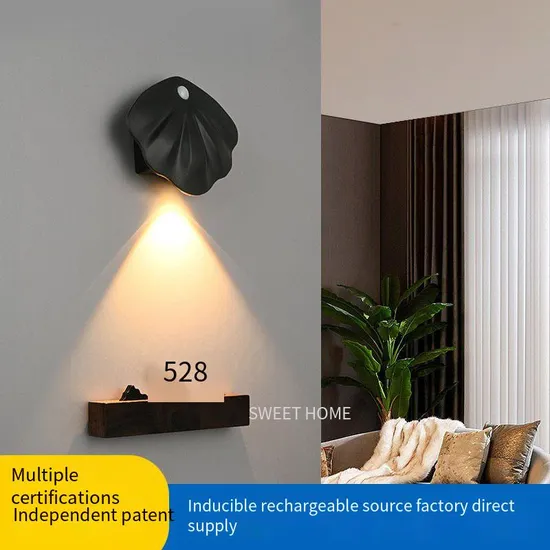 Magnetic Attraction Wiring-Free Indoor Wall Lamp House Number Lamp Light Lamp