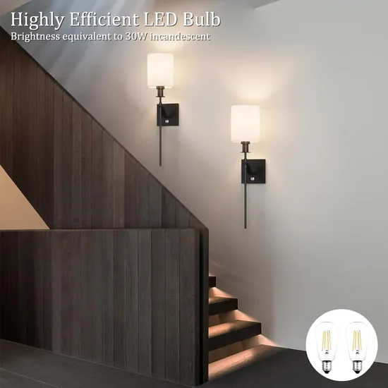 Adjustable Dimmable Battery-Powered Wall Lights for Versatile Lighting