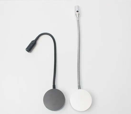 China factory Wall-Mounted grey Bedroom Bedside Reading Wall Lamp