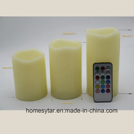 Outdoor LED Candle Light with 18keys Remote Control with Color Changing Light