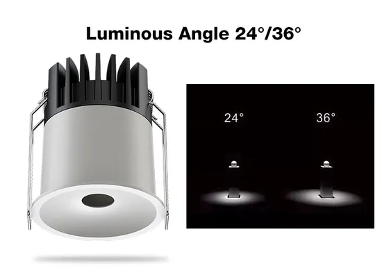 Robust 12W Aluminum Downlights for Professional Office Environments