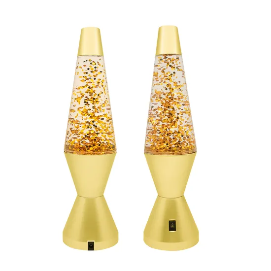 Glitter Lamp Groovy Glow Lamp Liquid Motion Lamp LED Multiple Colors with USB Cable