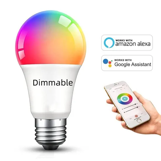 Tuya Alexa 9W E27 Home Dimmable Bombillos WiFi LED Rgbcw Lamp Smart WiFi Bulbs Light