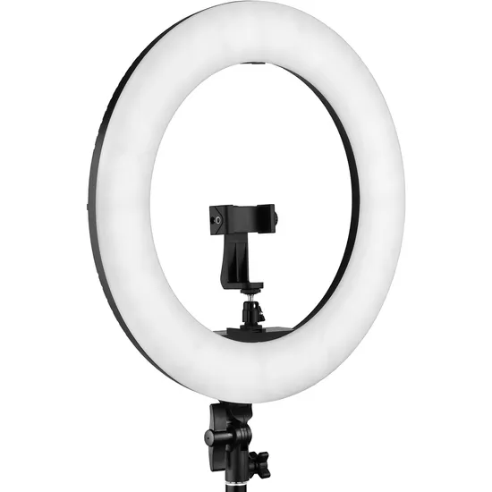 Desk Selfie Ring Light Tiktok LED Ring Light with Cell Phone Holder