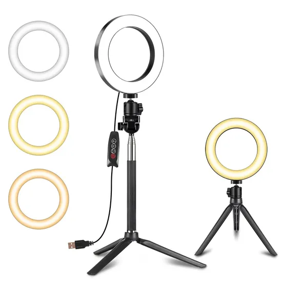 Photographic Selfie LED Ring Light LED Ring Light with Stand Ring Light Tripod