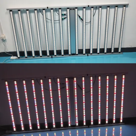 Factory 8FT 2.4m Tripple Foldable 15 Bar UV IR Full Spectrum 1500W 1600W LED Grow Light