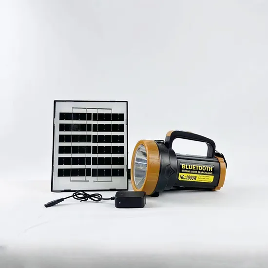 High Power Large Floodlight with Bluetooth Sound Solar Rechargeable LED Flashlight