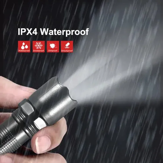 Wholesale High Brightness USB Aluminum Torch Lamp Emergency LED Flashlight