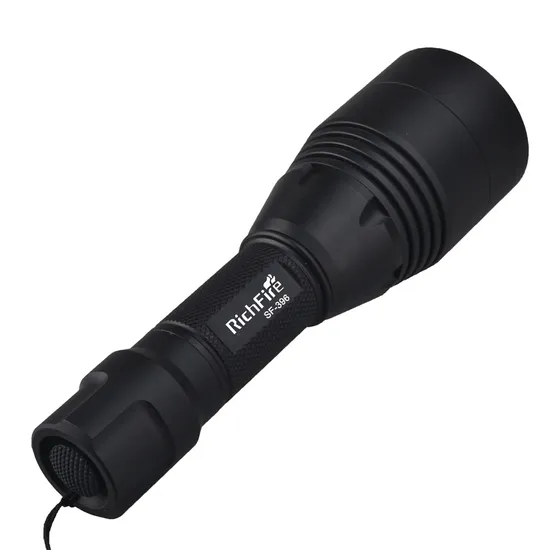 Trident Red Green White Torch Light LED Flashlight Long Range Powerful Hunting