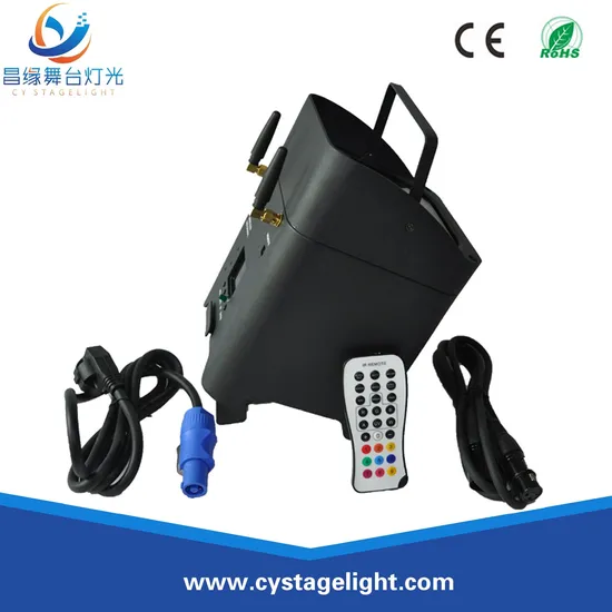 WiFi Truss Light Battery 4X18W Rgbwauv LED Square PAR