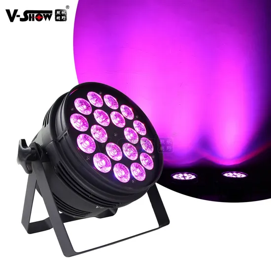 V-Show 18*18W RGBWA+UV 6in1 Indoor LED PAR Can Light Weddings Club