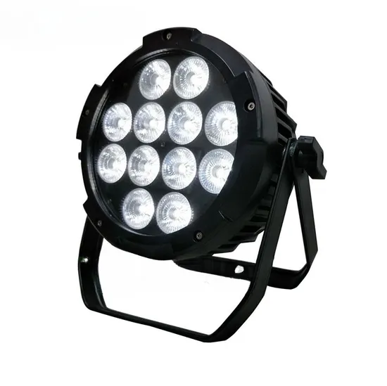 Factory Direct Sales Outdoor Wireless Battery PAR Light 12*18W RGBWA UV 6in1 Waterproof PAR Light