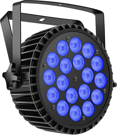 LED PAR Light 18PCS Flat PAR Stage Lights