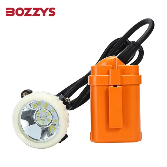 Bozzys Safety LED Coal Mining Emergency Rechargeable Headlamp with Cables for Outdoor