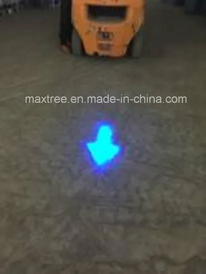 IP68 Factory Price 10-80V Blue Spot Arrow Forklift Safety Light