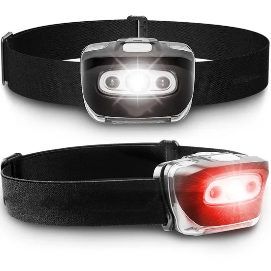 Extra Bright Outdoor LED Headlight 3 LED 7 Modes Lightweight