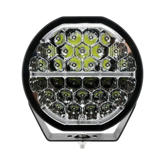 Amber White 9inch 150W Round Spotlight Light Offroad Truck Driving Light