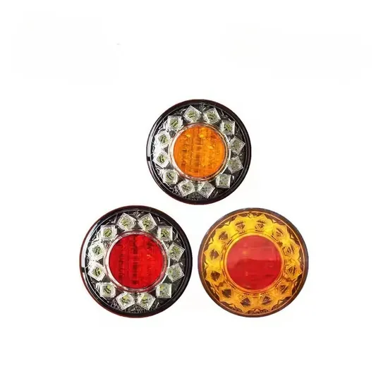 Round LED Tail Light Truck Trailer LED Light Brake Stop Combination Lamp