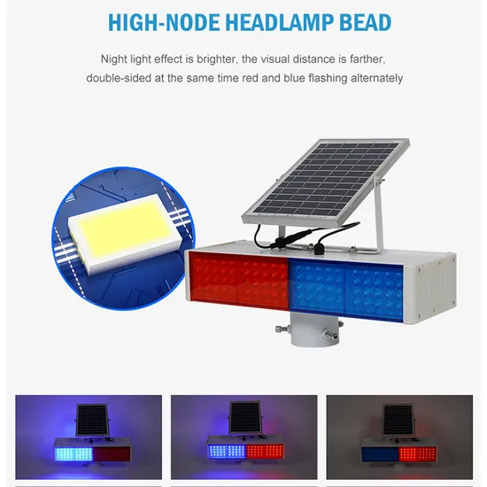 Highway Emergency Light IP67 Outdoor Waterproof 120W 160W Road Warning Solar Powered Traffic Light