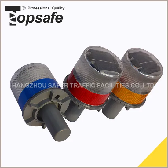 Solar Road Safety Traffic Barricade Warning Solar Beacon Light for Traffic Cone