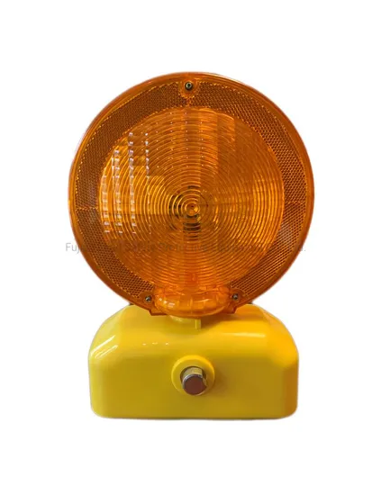 High Impact Plastic Case D Cell Amber Barricade Light